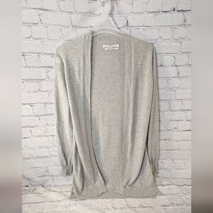 All Saints 100% Cashmere Cardigan Flawed 4 Heather Grey